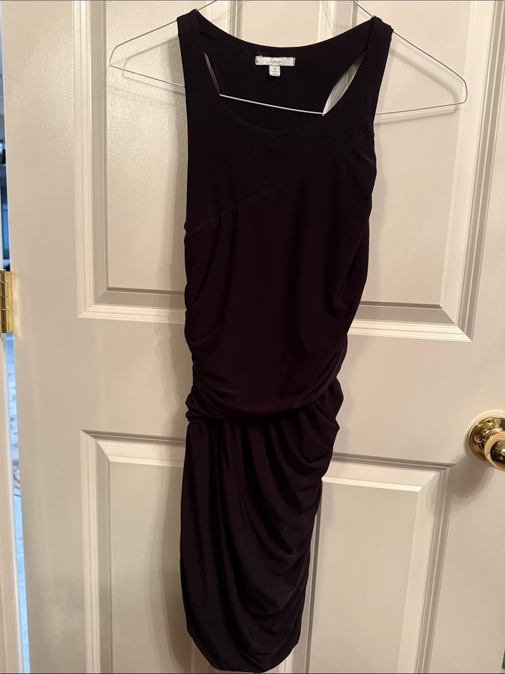 Soprano Black Ruched Dress